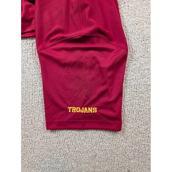 USC Trojans Polo Shirt 2XL Fight On Authentic Apparel NWT Maroon Gold "Game Day" - Picture 4 of 6